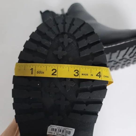 Torrid Black Faux Leather Chelsea Bootie (WW). Size 8WW - Picture 9 of 11